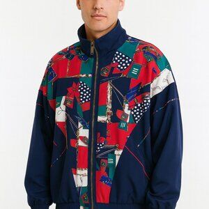 Vintage Lavon Sport Windbreaker Golf Jacket